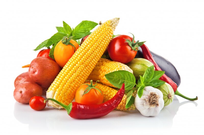 Assorted Fresh Vegetables — Yellow