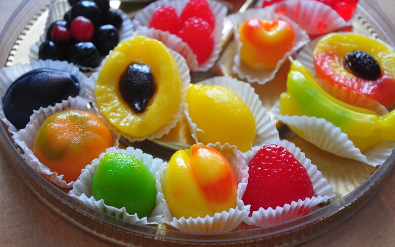 Assorted Fruit Candies — Yellow
