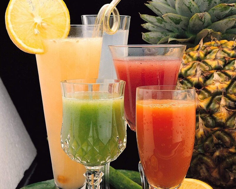 assorted fruit juices