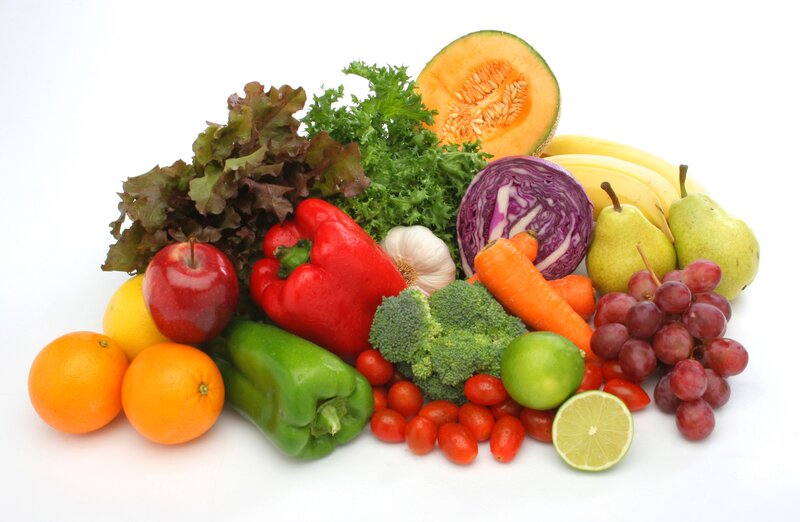 assorted fruits and vegetables