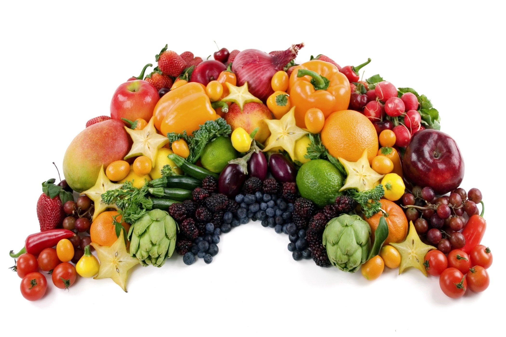 assorted fruits and vegetables