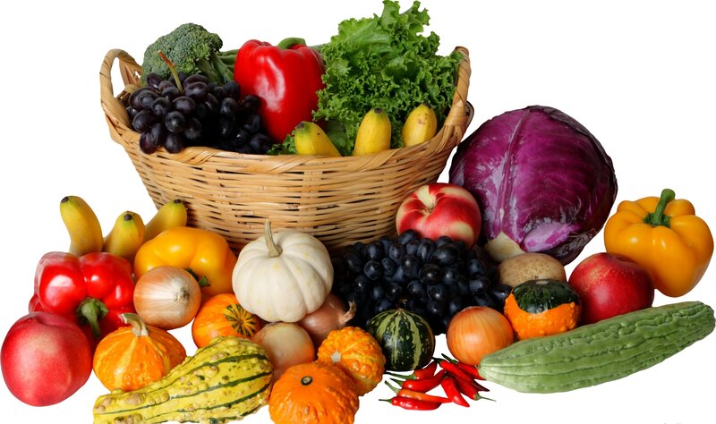 assorted fruits and vegetables