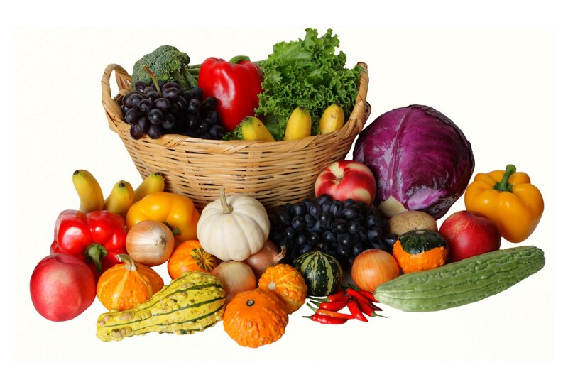 Assorted fruits and vegetables
