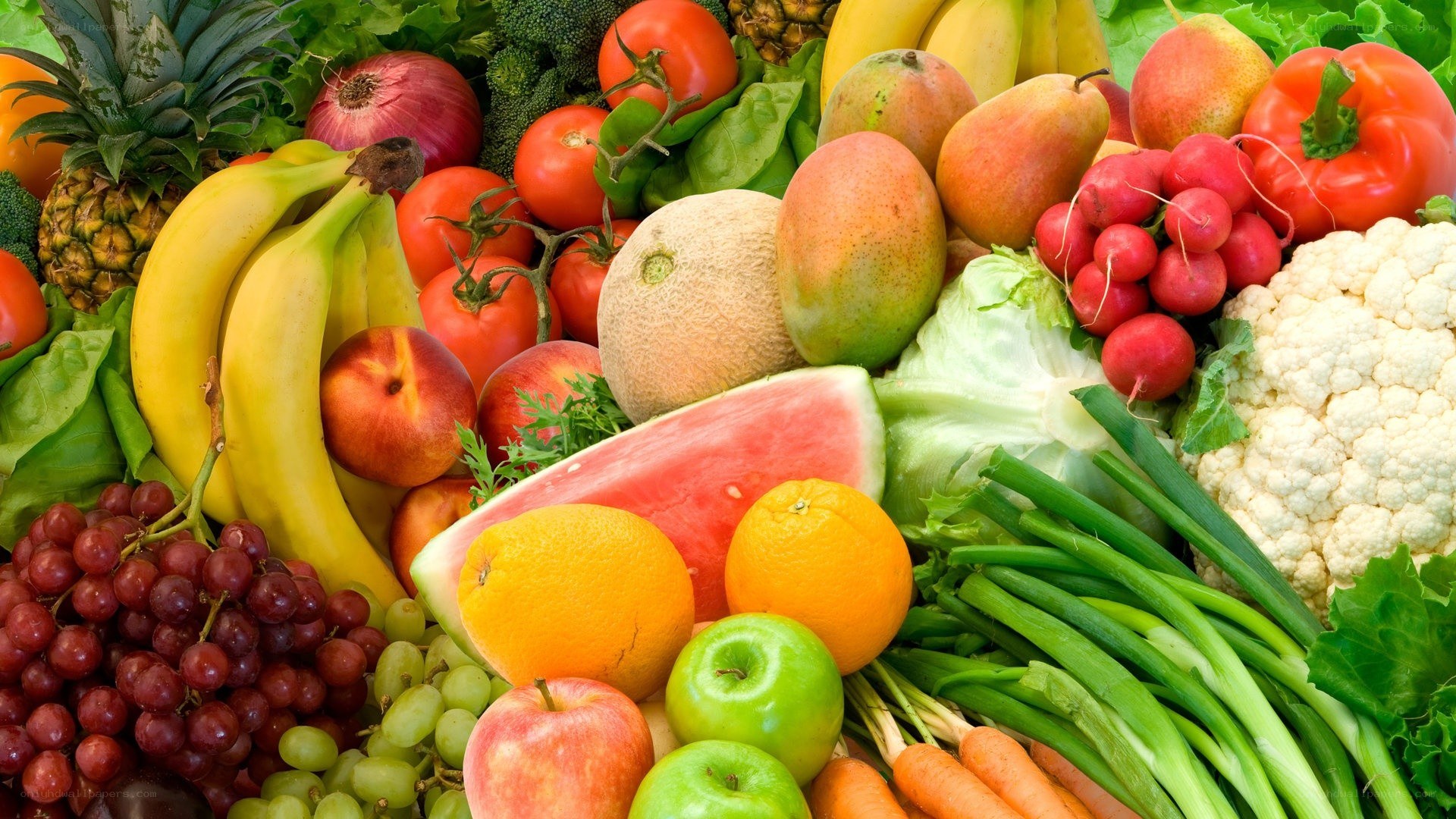 assorted fruits and vegetables