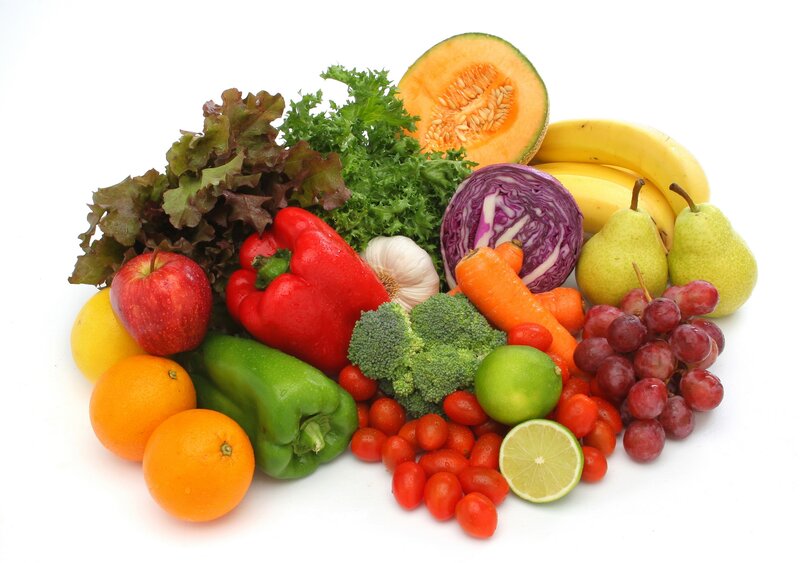 Assorted Fruits and Vegetables — Green, Fresh, Photograph, Lettuce, Broccoli