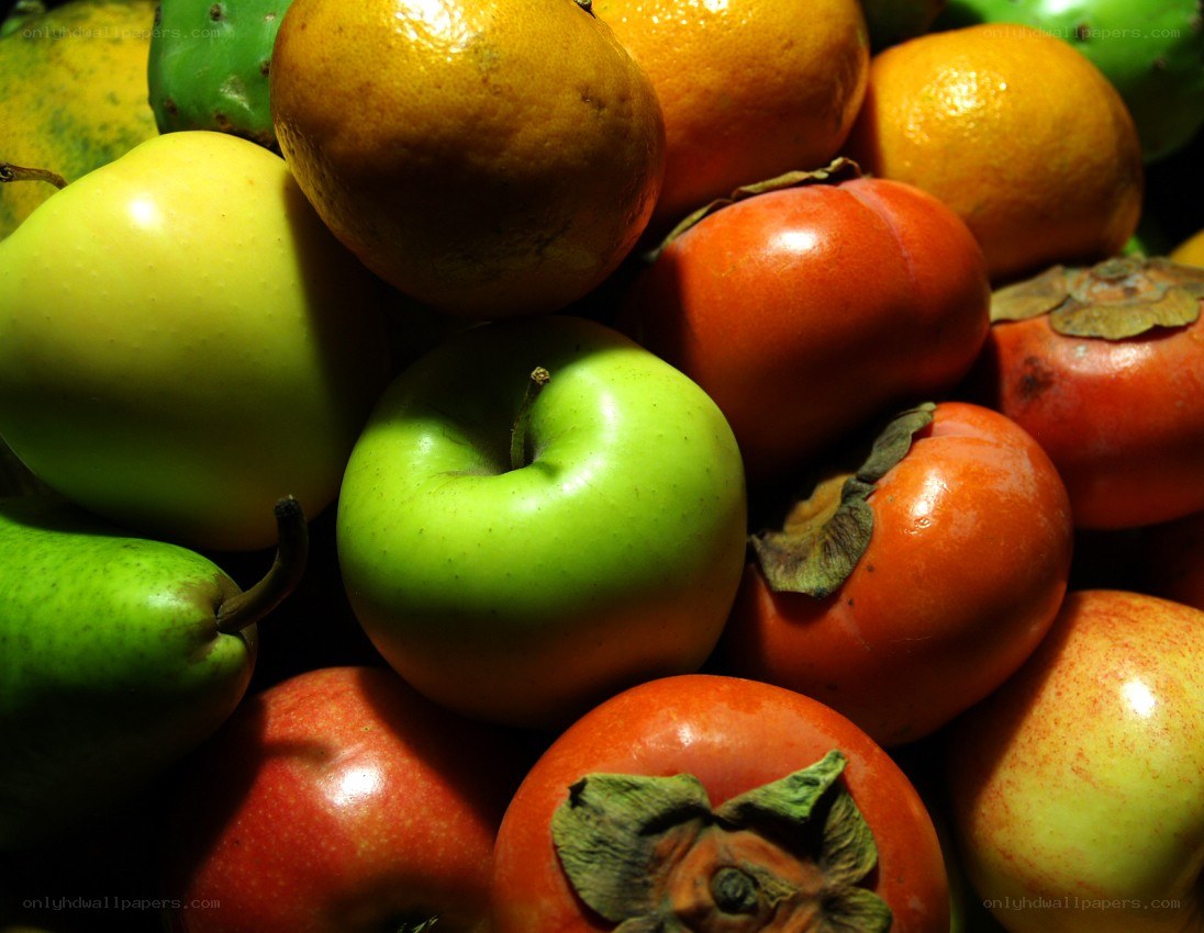 assorted fruits in a pile