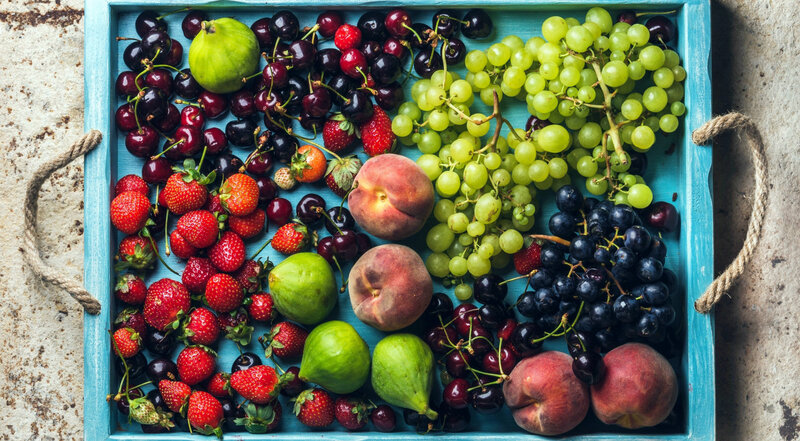 Assorted Fruits in Tray