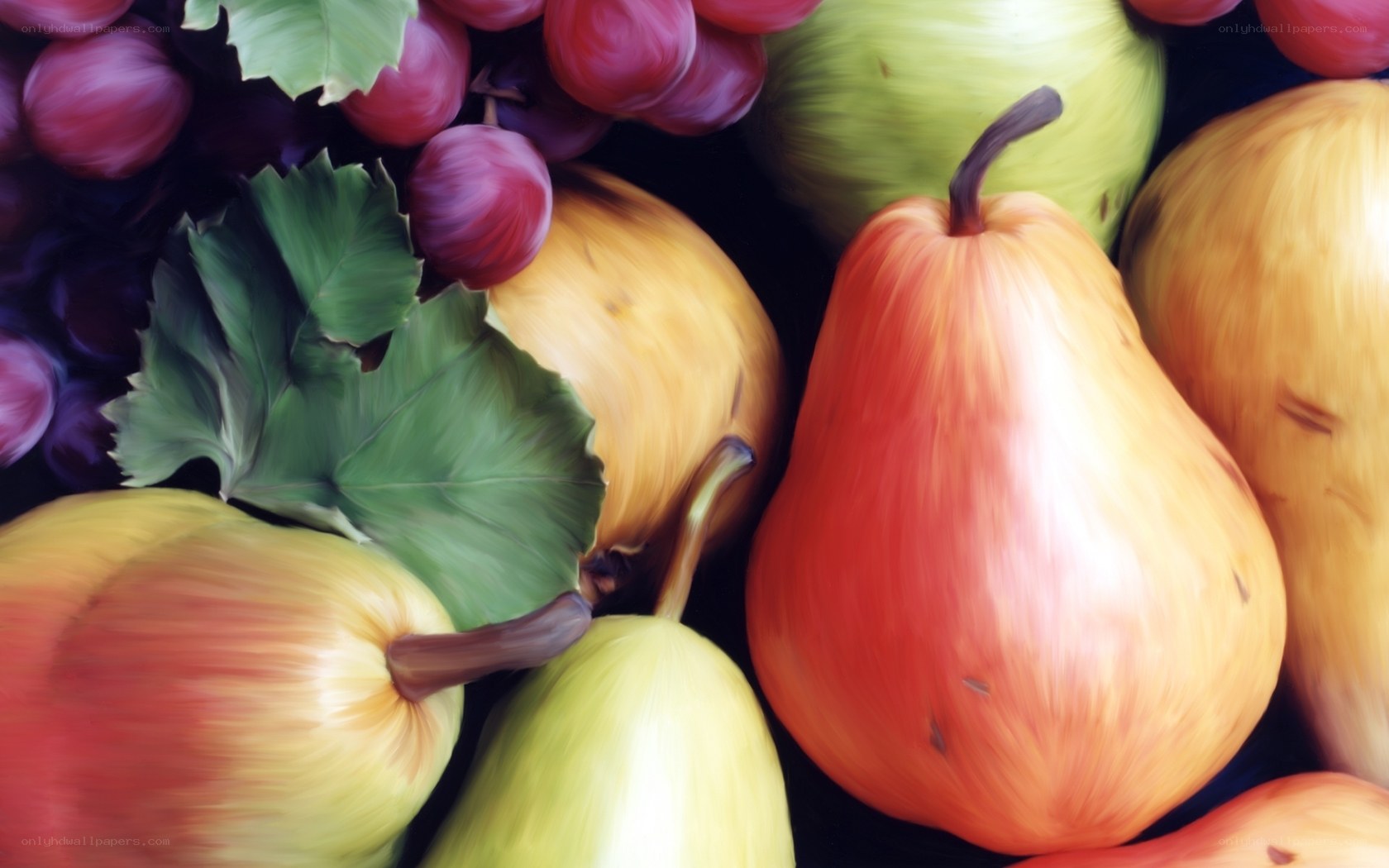 Assorted fruits still life