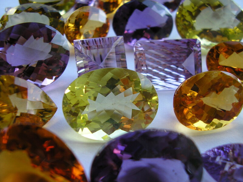 Assorted gemstones collection