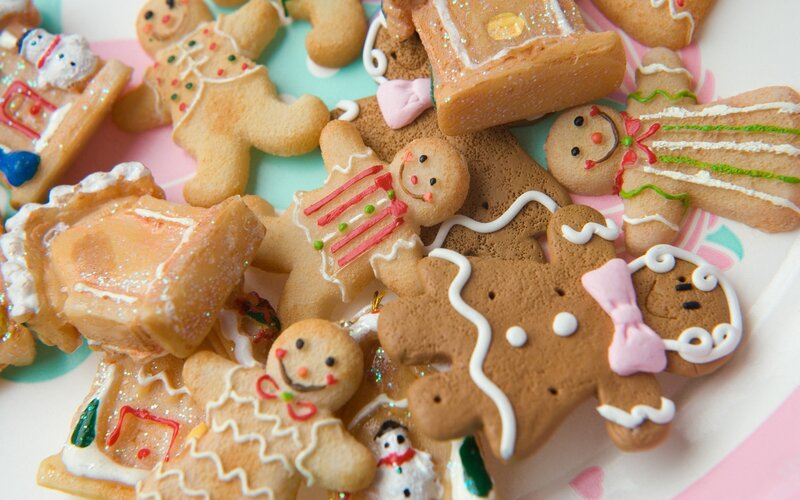 Assorted gingerbread cookies