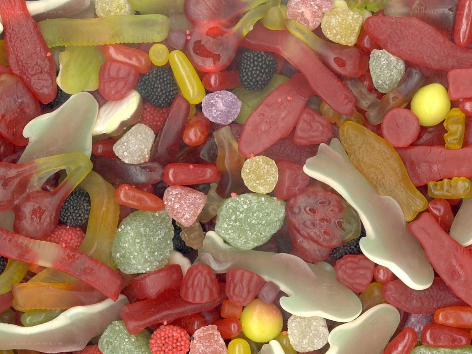 assorted gummy candies
