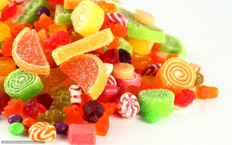 Assorted Gummy Candies — Red, Colorful, Photograph, Gummy Bears, Sugar Coating