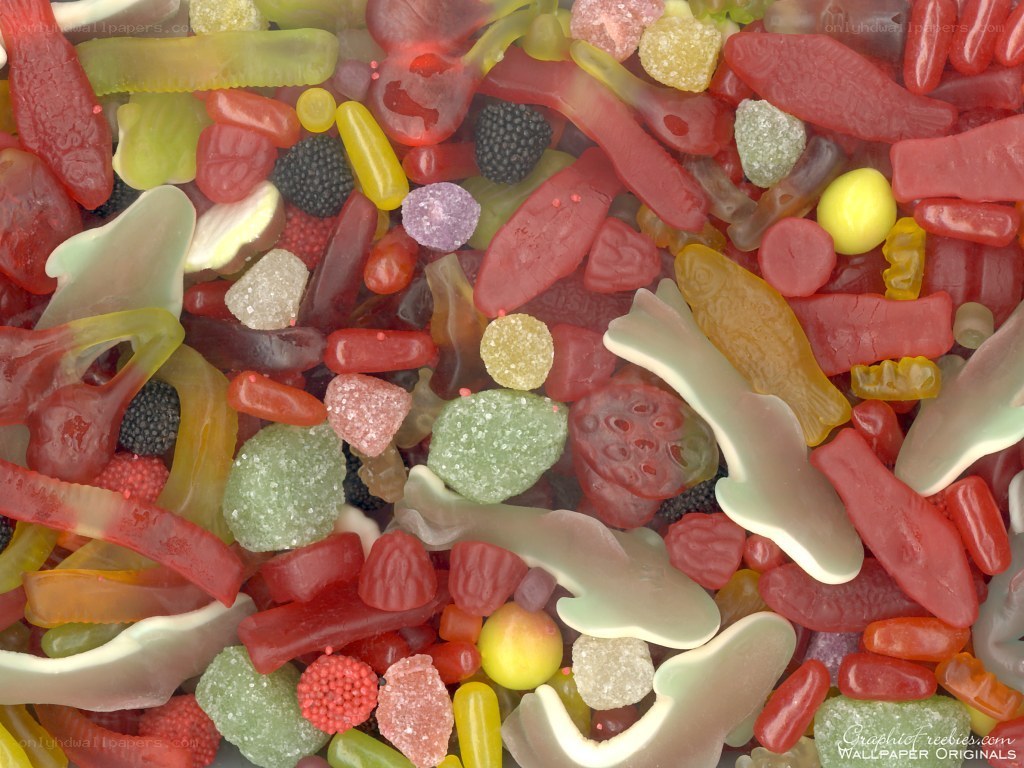 assorted gummy candies