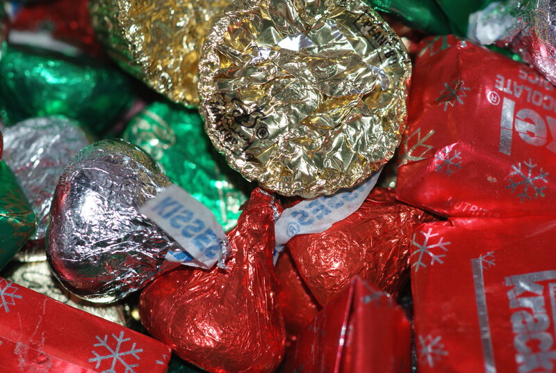 assorted holiday chocolates