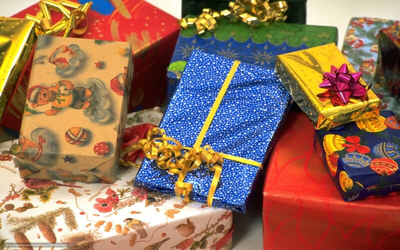 Assorted holiday gift boxes