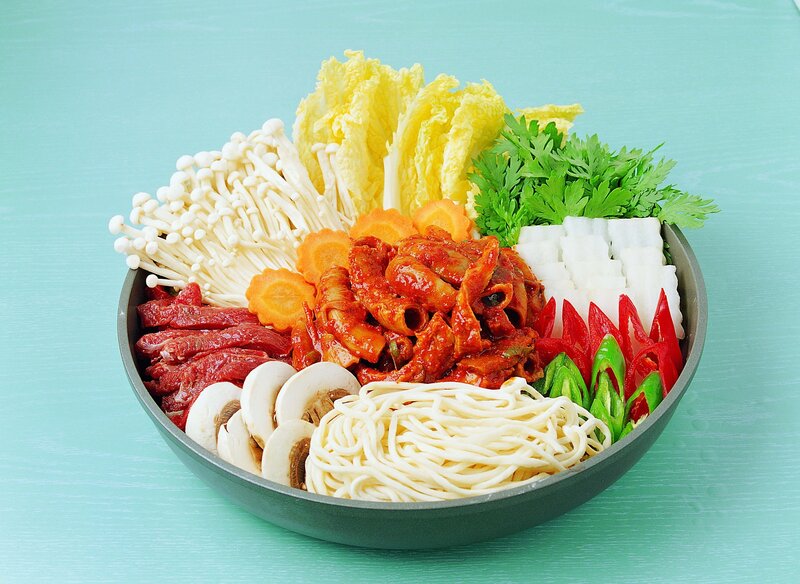 Assorted hot pot ingredients