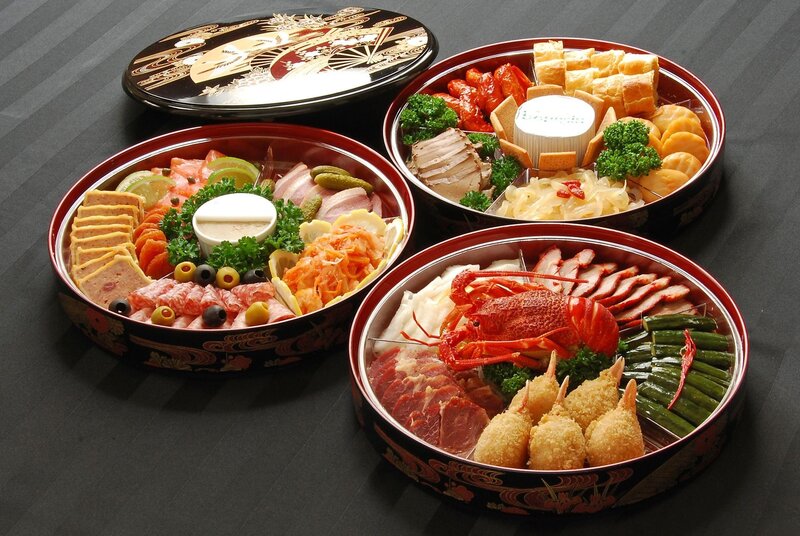 Assorted Japanese bento boxes