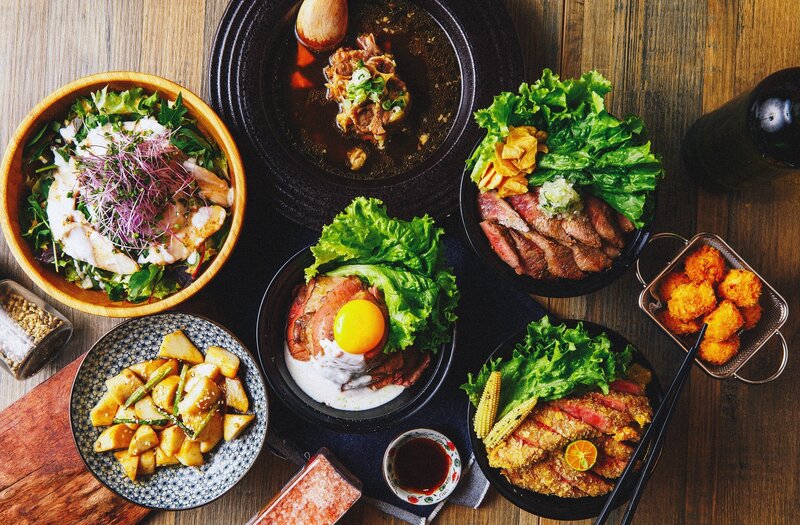 Assorted Japanese Dishes