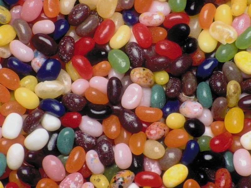 assorted jelly beans