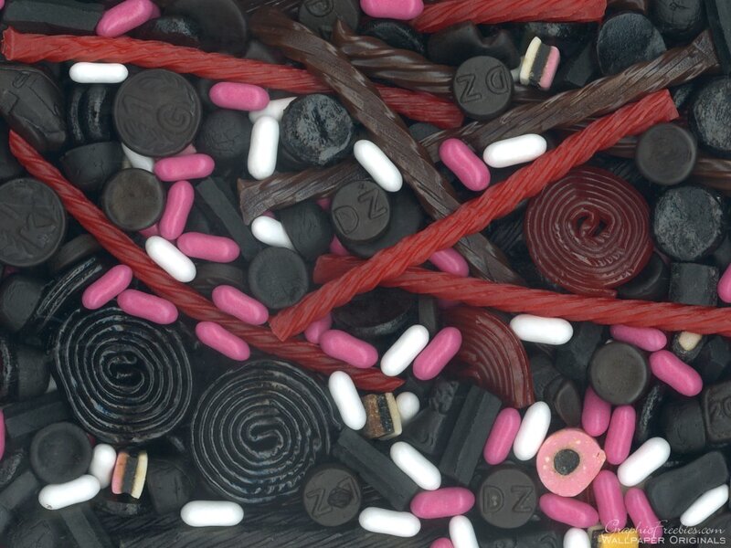 assorted licorice candies