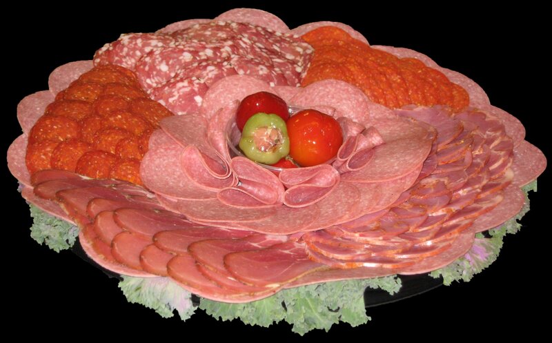 assorted meat platter