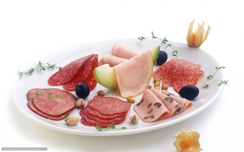 assorted meats platter