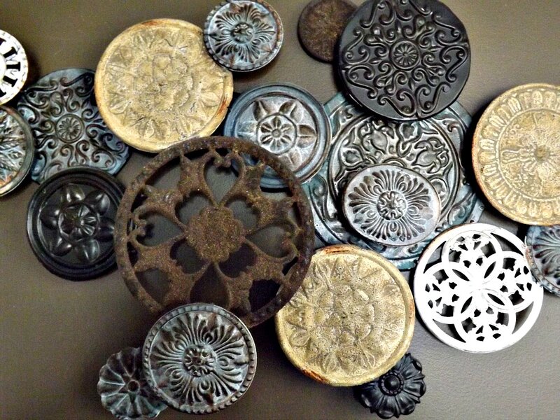 Assorted Metal Medallions