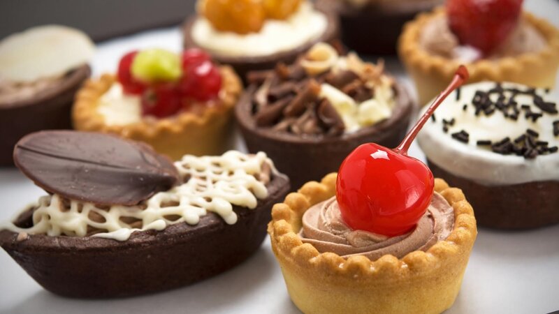 Assorted Mini Desserts — Brown
