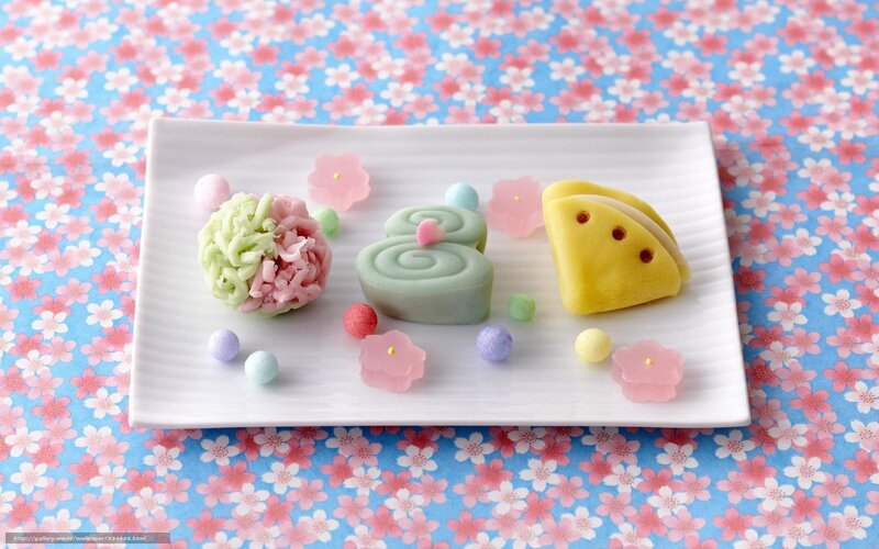 Assorted Mochi Sweets — Blue, Calm, Spring