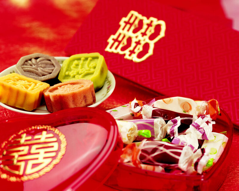 Assorted Mooncakes and Candies