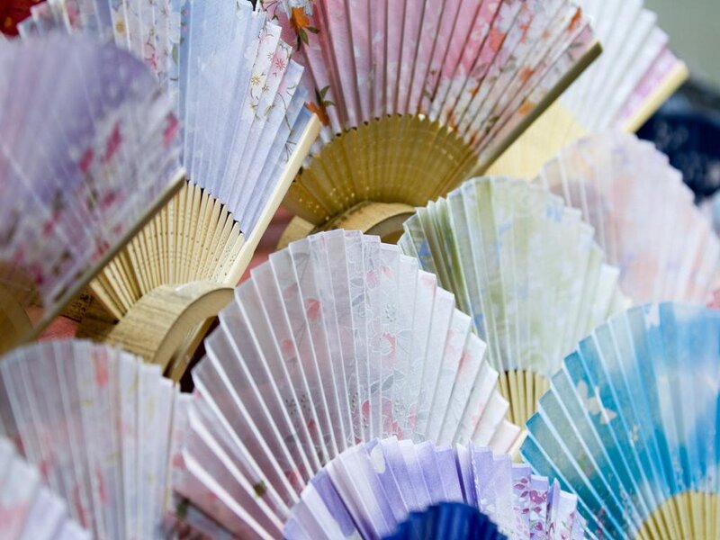 Assorted Paper Fans
