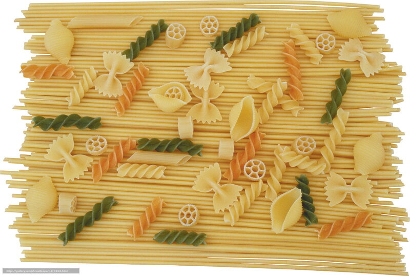 Assorted Pasta Shapes — Yellow