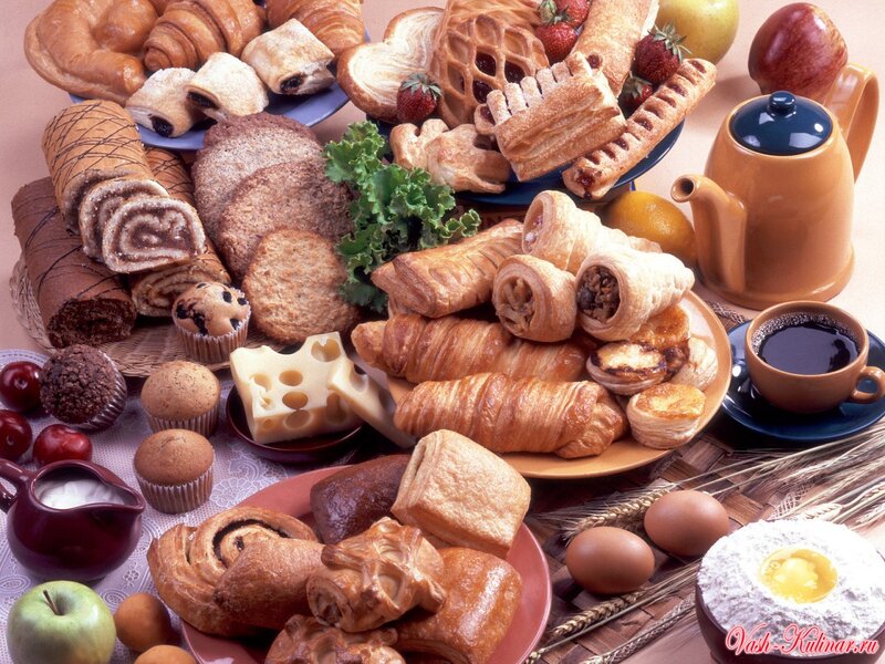 Assorted Pastries and Breads — Brown, Abundant