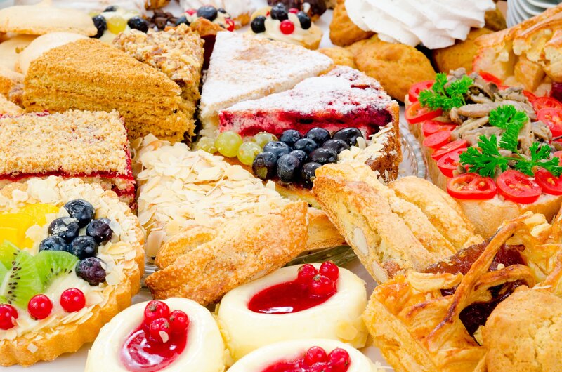 Assorted Pastries and Desserts — Golden