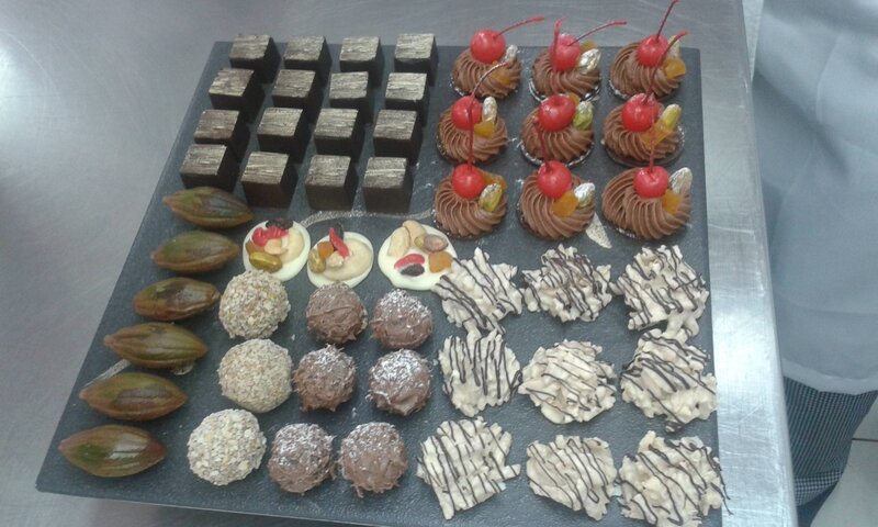 Assorted Pastries on Tray — Brown, Neutral