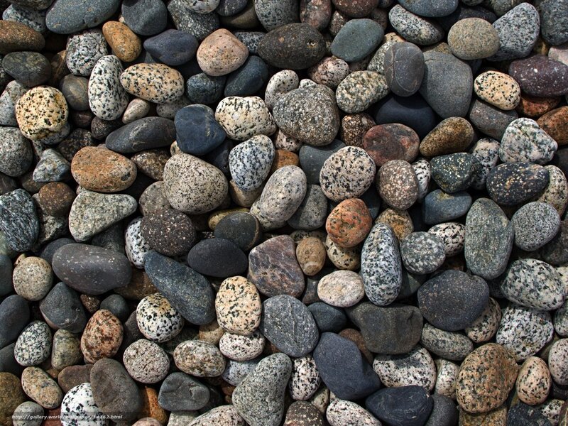 assorted pebbles on beach