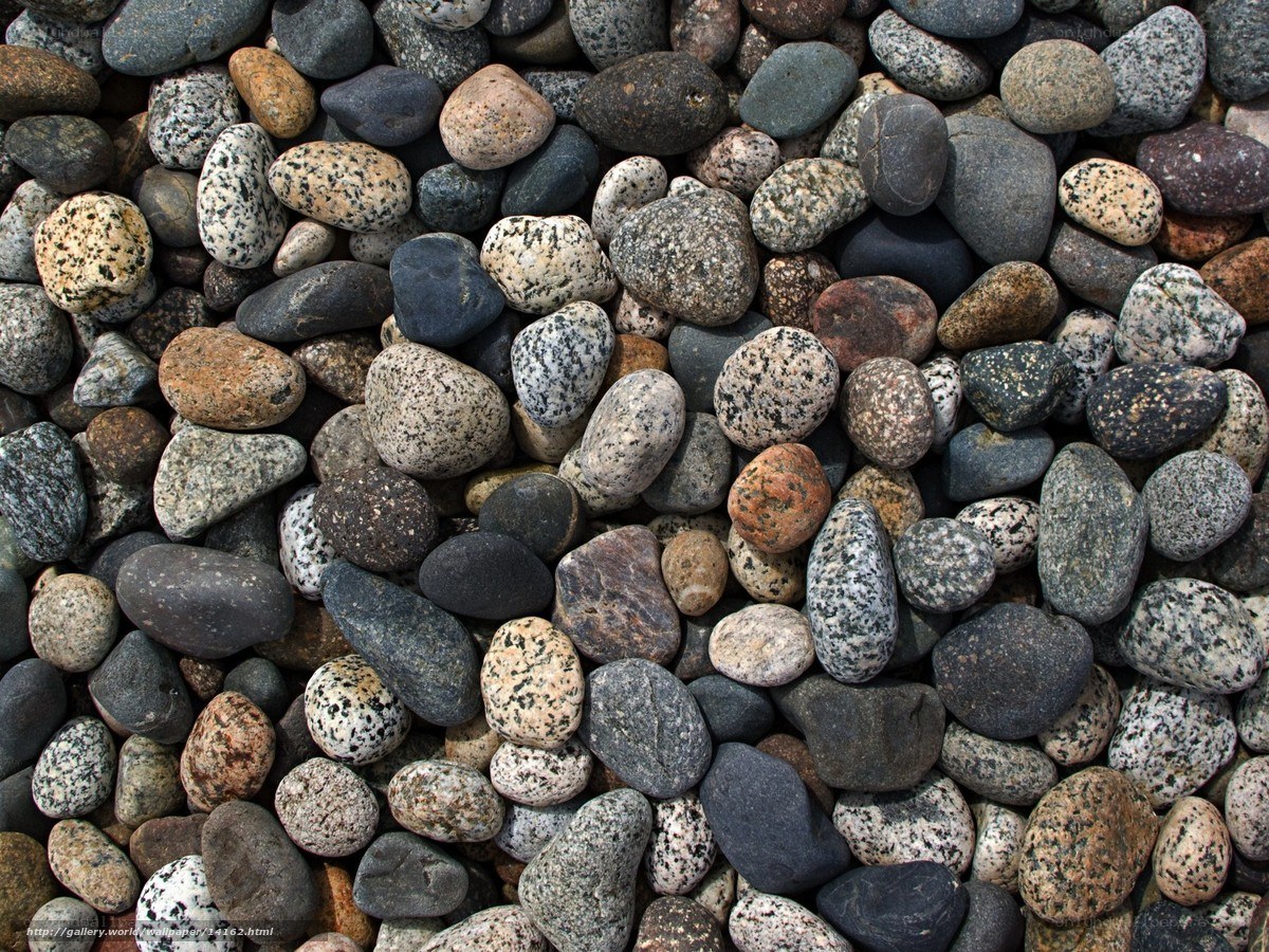 assorted pebbles on beach