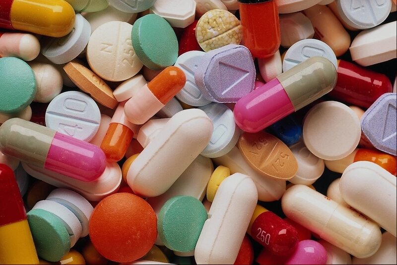 assorted pills and capsules
