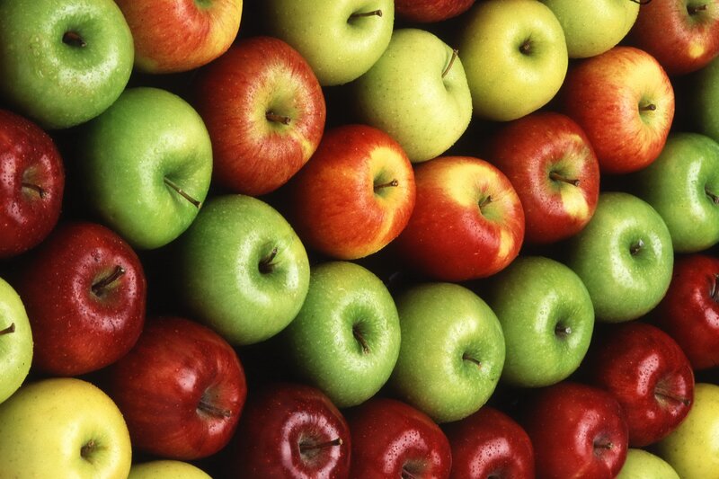 Assorted Red and Green Apples — Fresh, Photograph