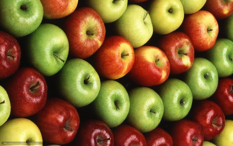 Assorted Red and Green Apples — Fresh