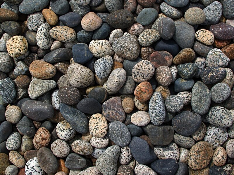 Assorted River Stones — Gray, Neutral