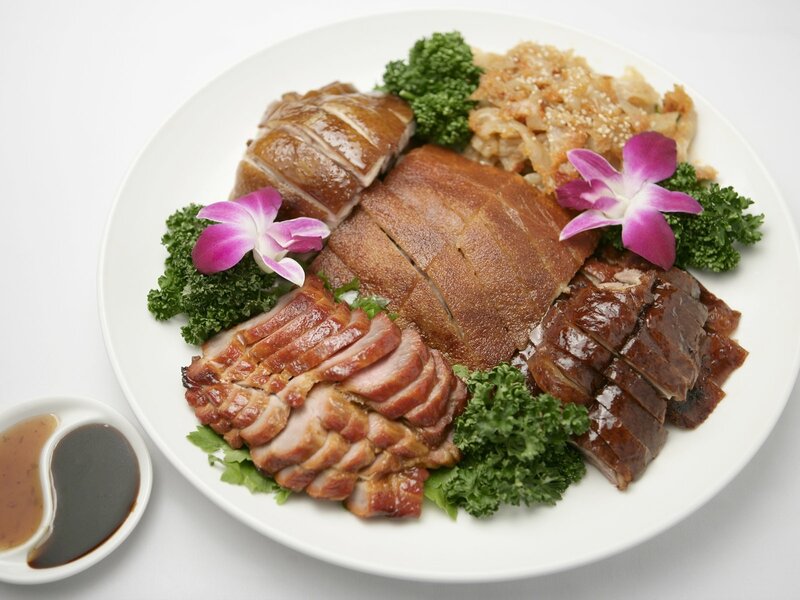 Assorted roasted meats platter