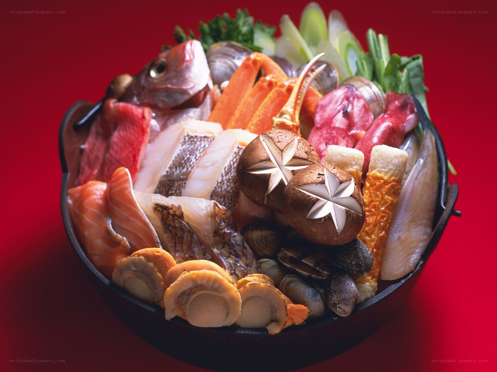Assorted seafood platter