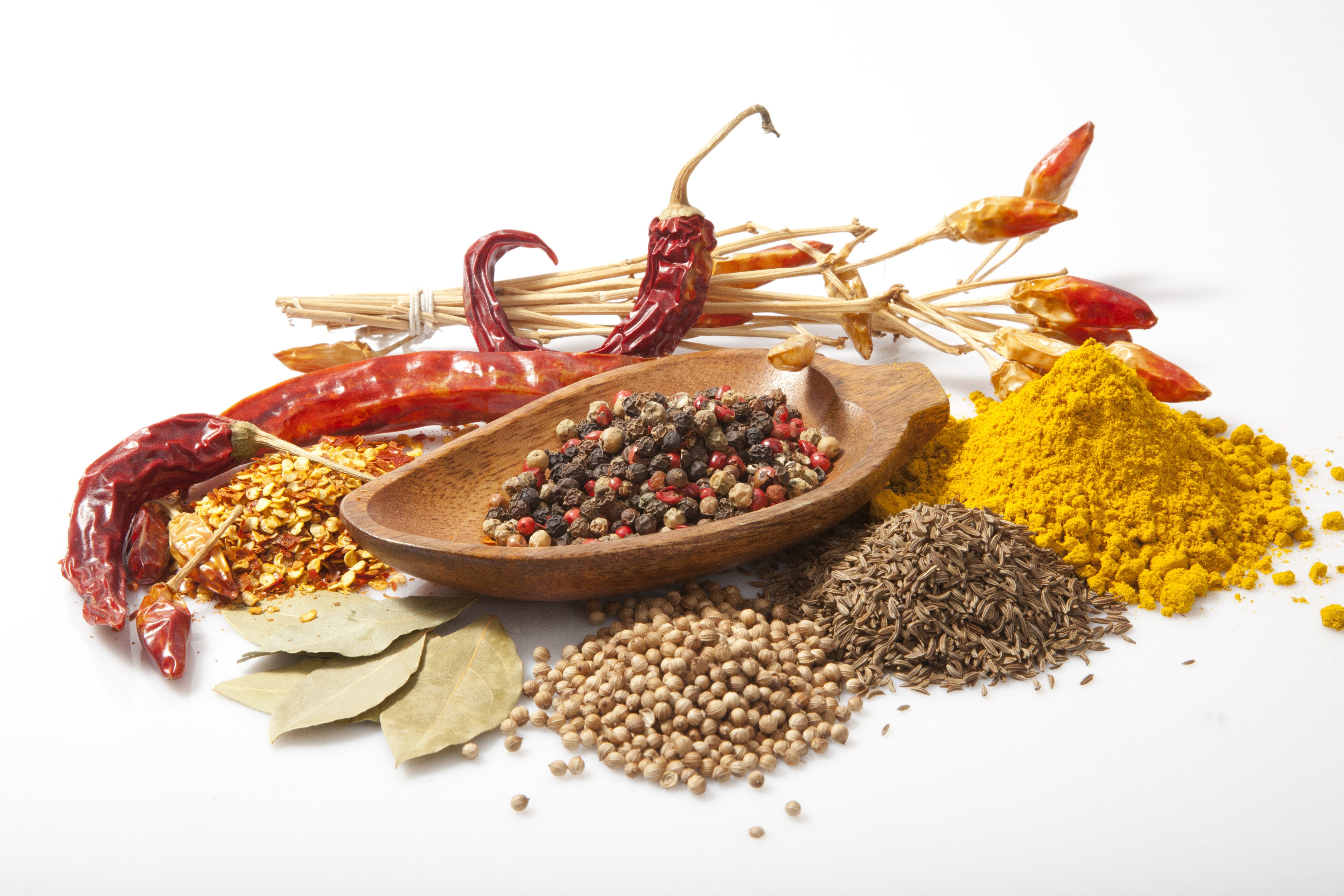 Assorted spices and herbs