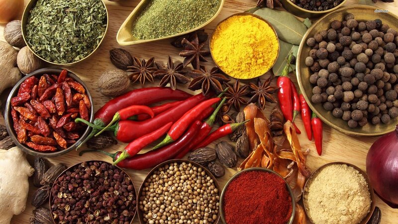Assorted Spices and Herbs — Brown, Vibrant