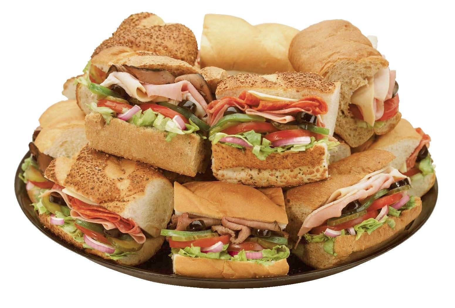 Assorted submarine sandwiches