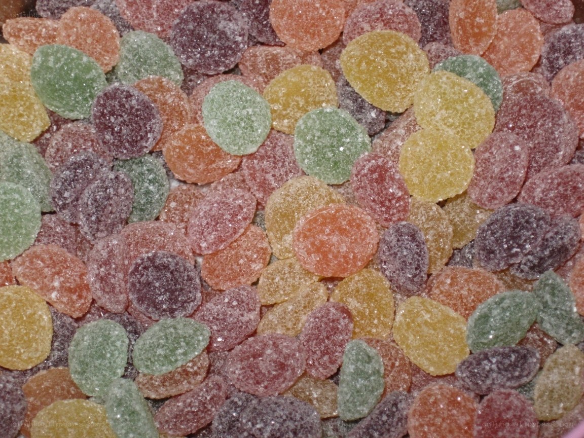 assorted sugar-coated candies