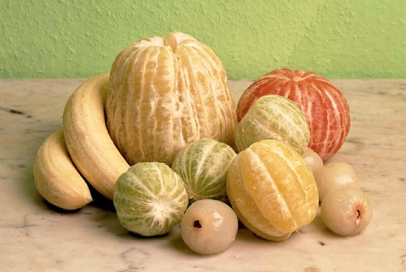 Assorted Tropical Fruits — Green, Calm