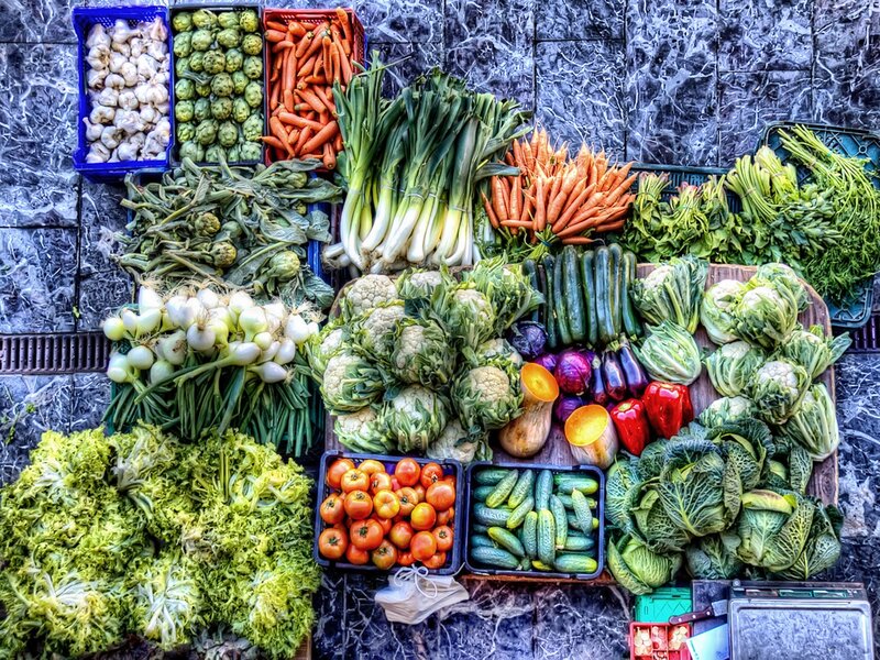 Assorted Vegetables at Market