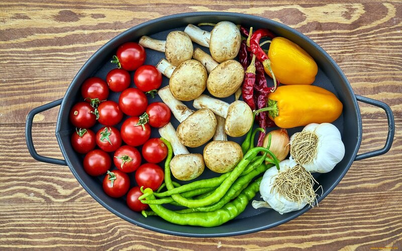 Assorted Vegetables in Pan
